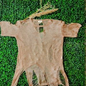 Love J distressed top size Large